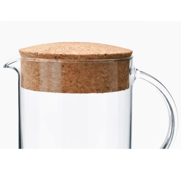 پارچ شیشه ای درب بامبو ایکیا